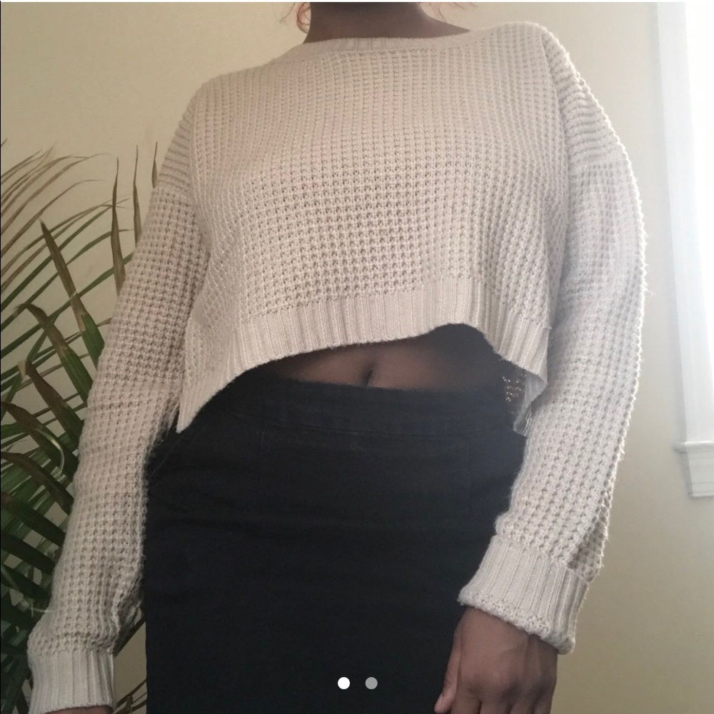 FOREVER 21 NUDE CROP TOP